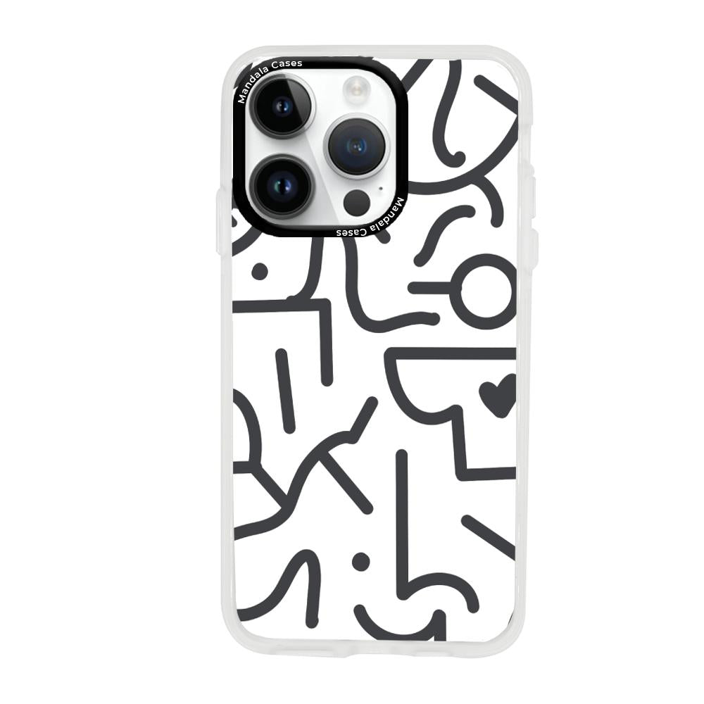 Case para iphone 14 pro max Arte abstracto - Mandala Cases