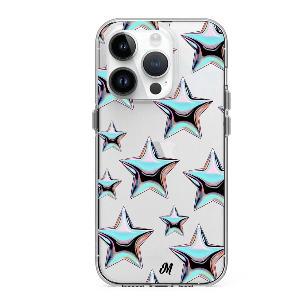 Case para iphone 14 pro max Estrellas tornasol  - Mandala Cases