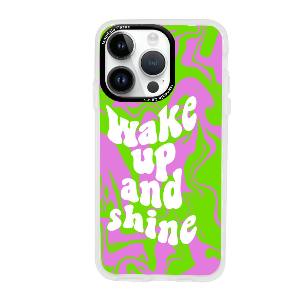 Case para iphone 14 pro max wake up and shine - Mandala Cases