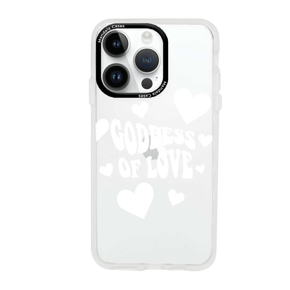 Case para iphone 14 pro max Goddess of love blanco - Mandala Cases