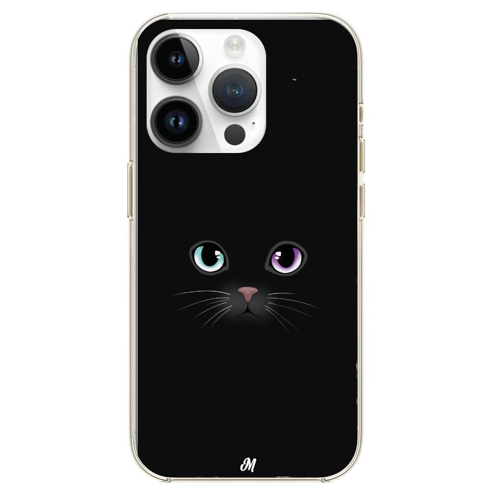Case para iphone 14 pro max Ojos gatunos - Mandala Cases