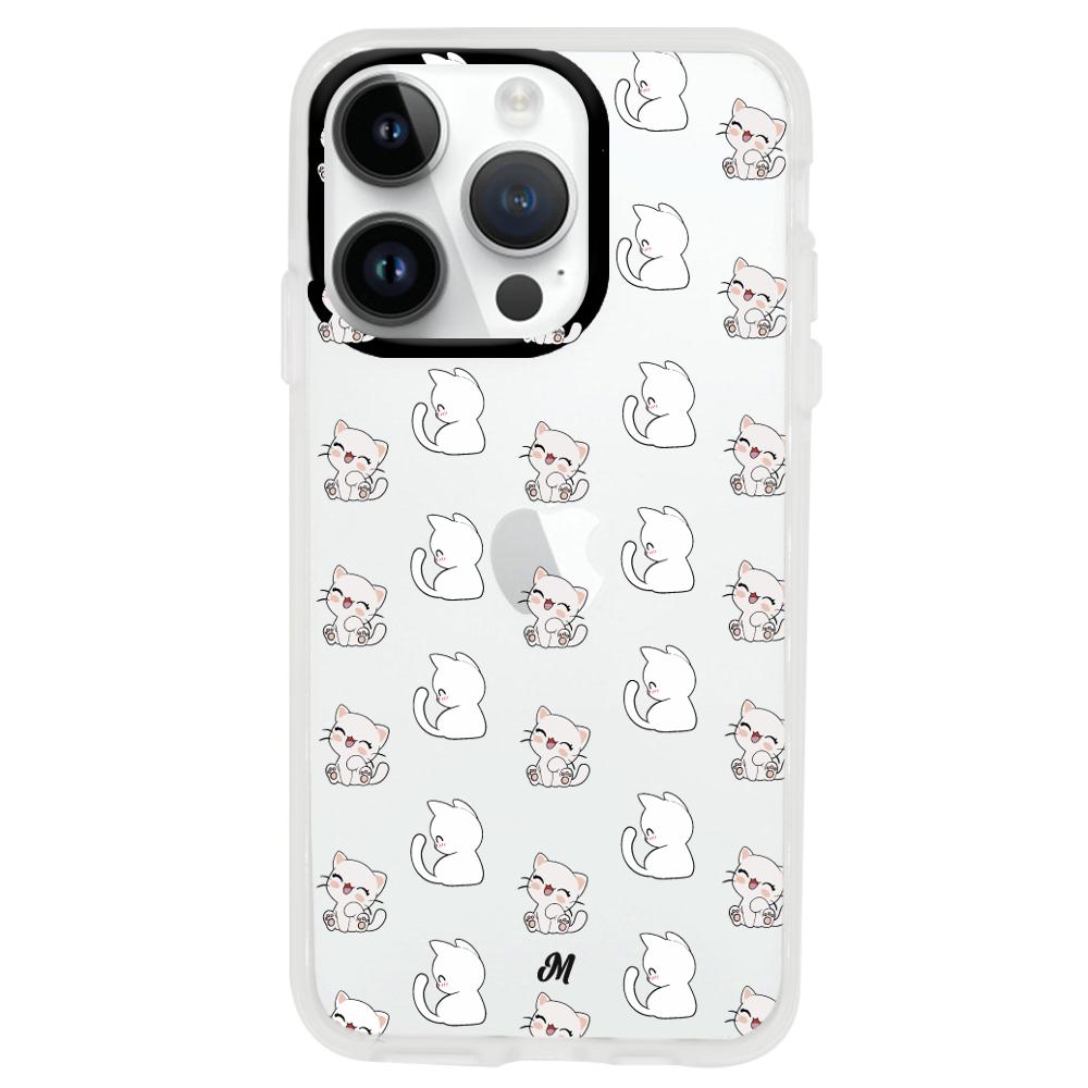 Case para iphone 14 pro max Little Cats - Mandala Cases