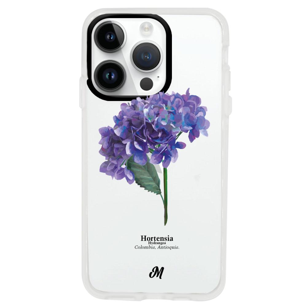 Case para iphone 14 pro max Hortensia lila - Mandala Cases