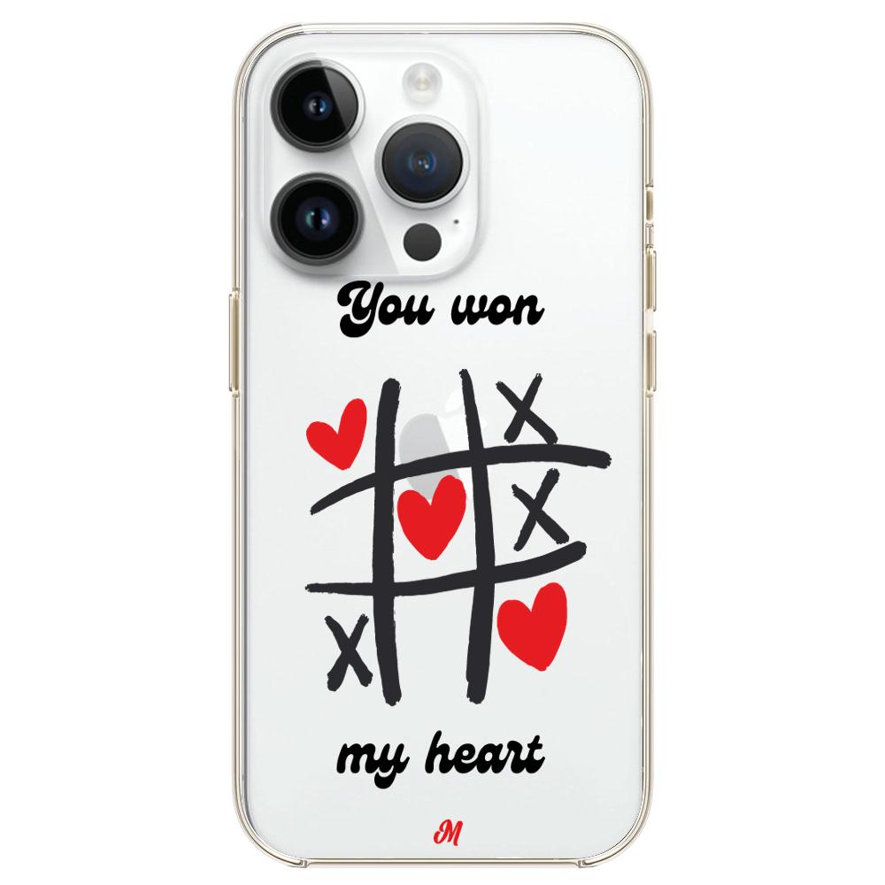 Case para iphone 14 pro max You Won My Heart - Mandala Cases