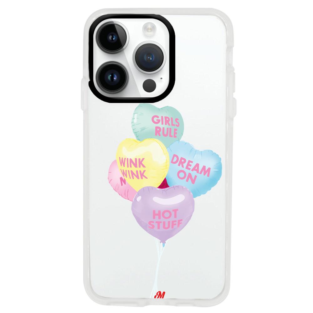 Case para iphone 14 pro max Lovely Balloons - Mandala Cases