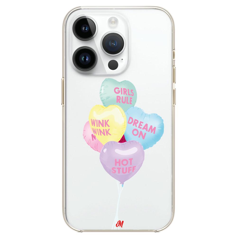 Case para iphone 14 pro max Lovely Balloons - Mandala Cases
