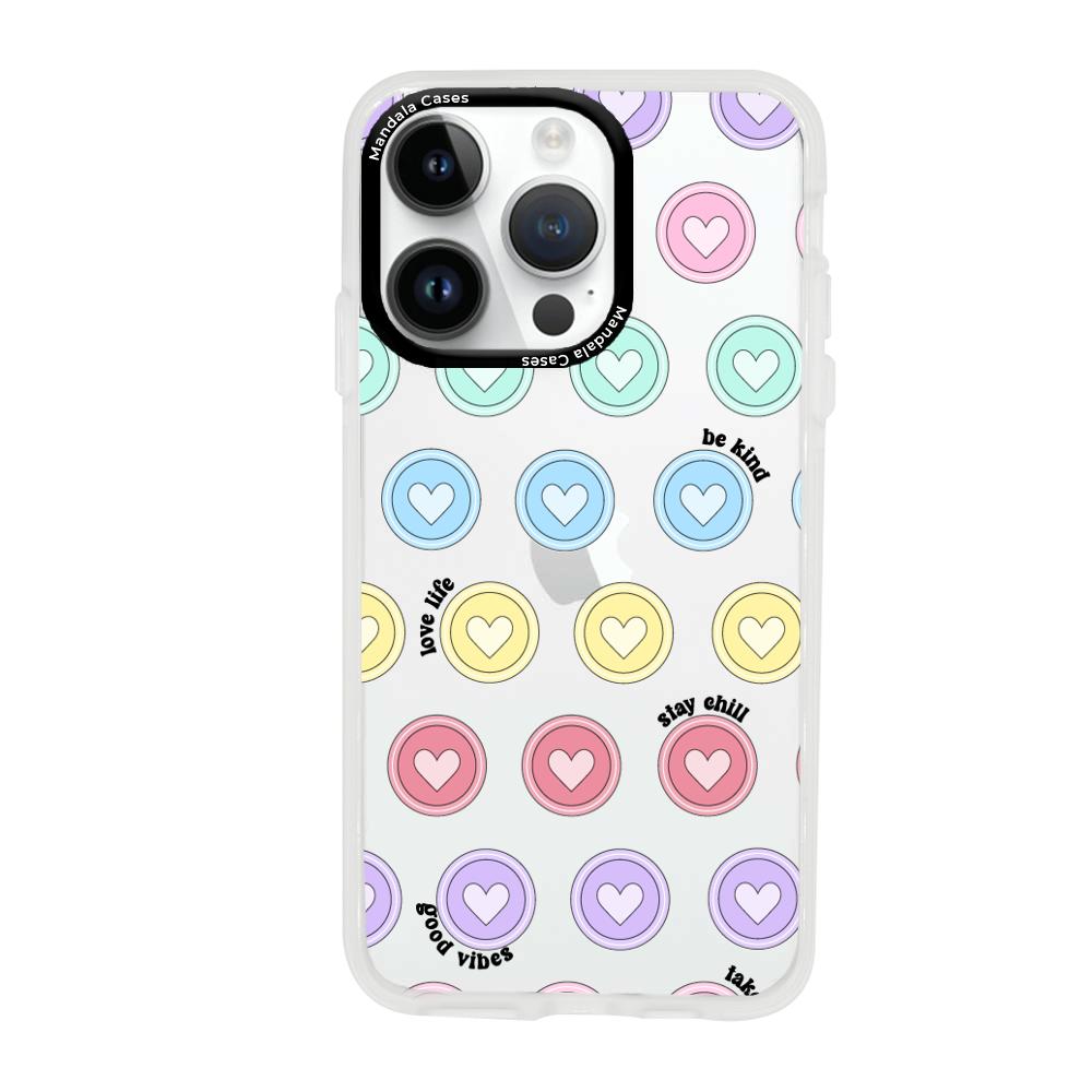 Case para iphone 14 pro max Sellos de amor - Mandala Cases