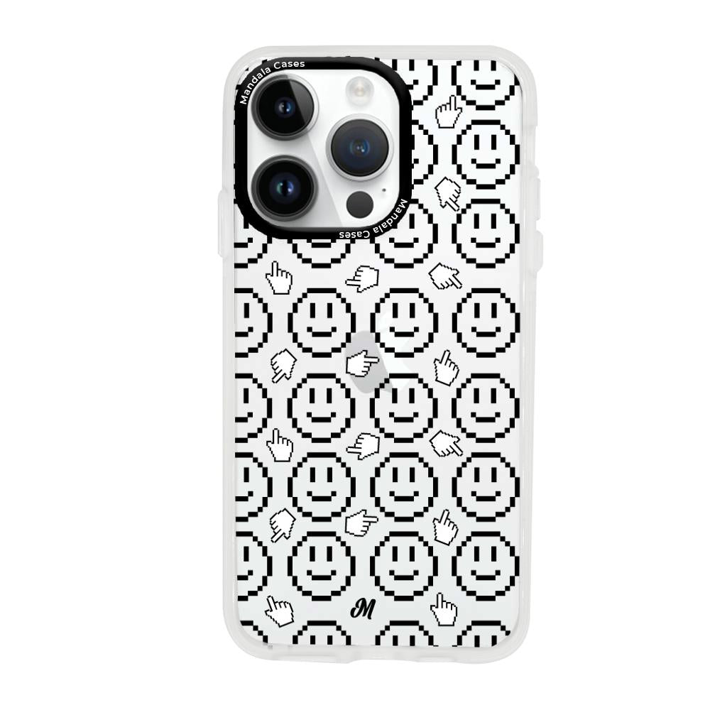 Case para iphone 14 pro max Caritas pixel - Mandala Cases