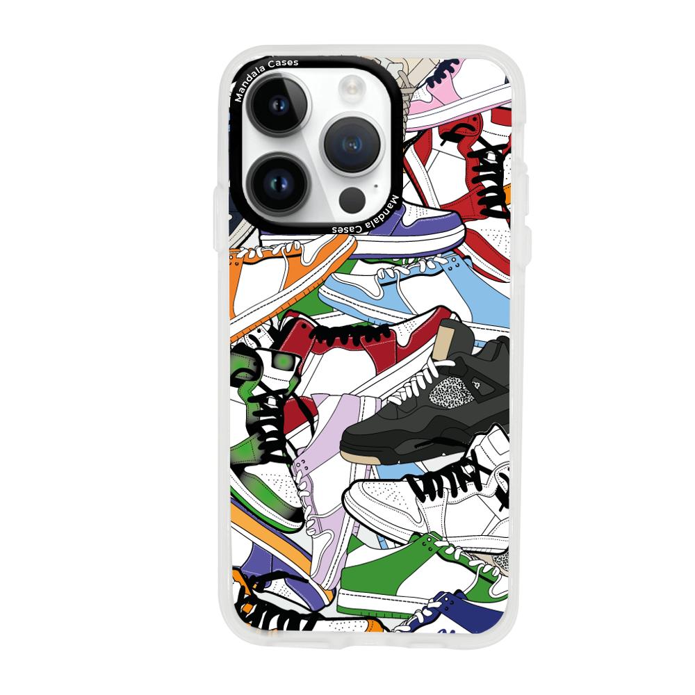 Case para iphone 14 pro max Sneakers pattern - Mandala Cases