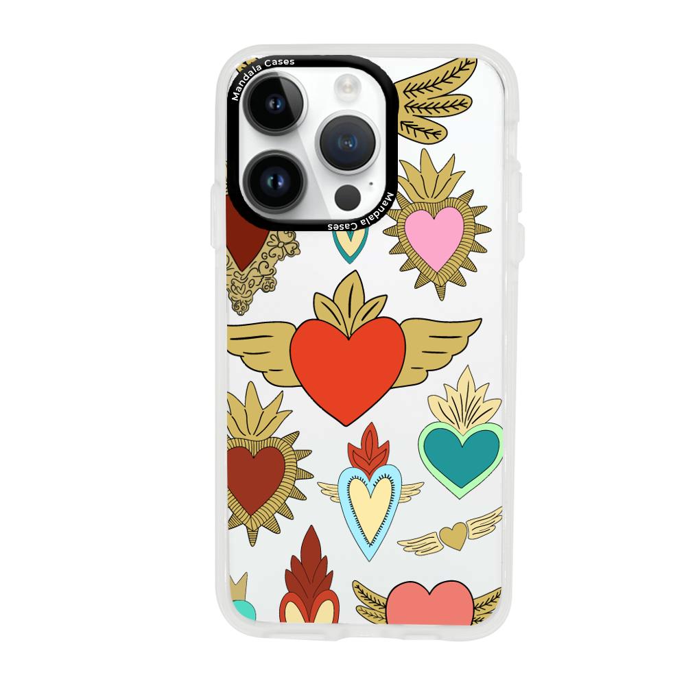 Case para iphone 14 pro max corazon angel - Mandala Cases