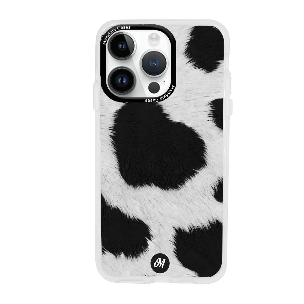 Cases para iphone 14 pro max Vaca peluda - Mandala Cases