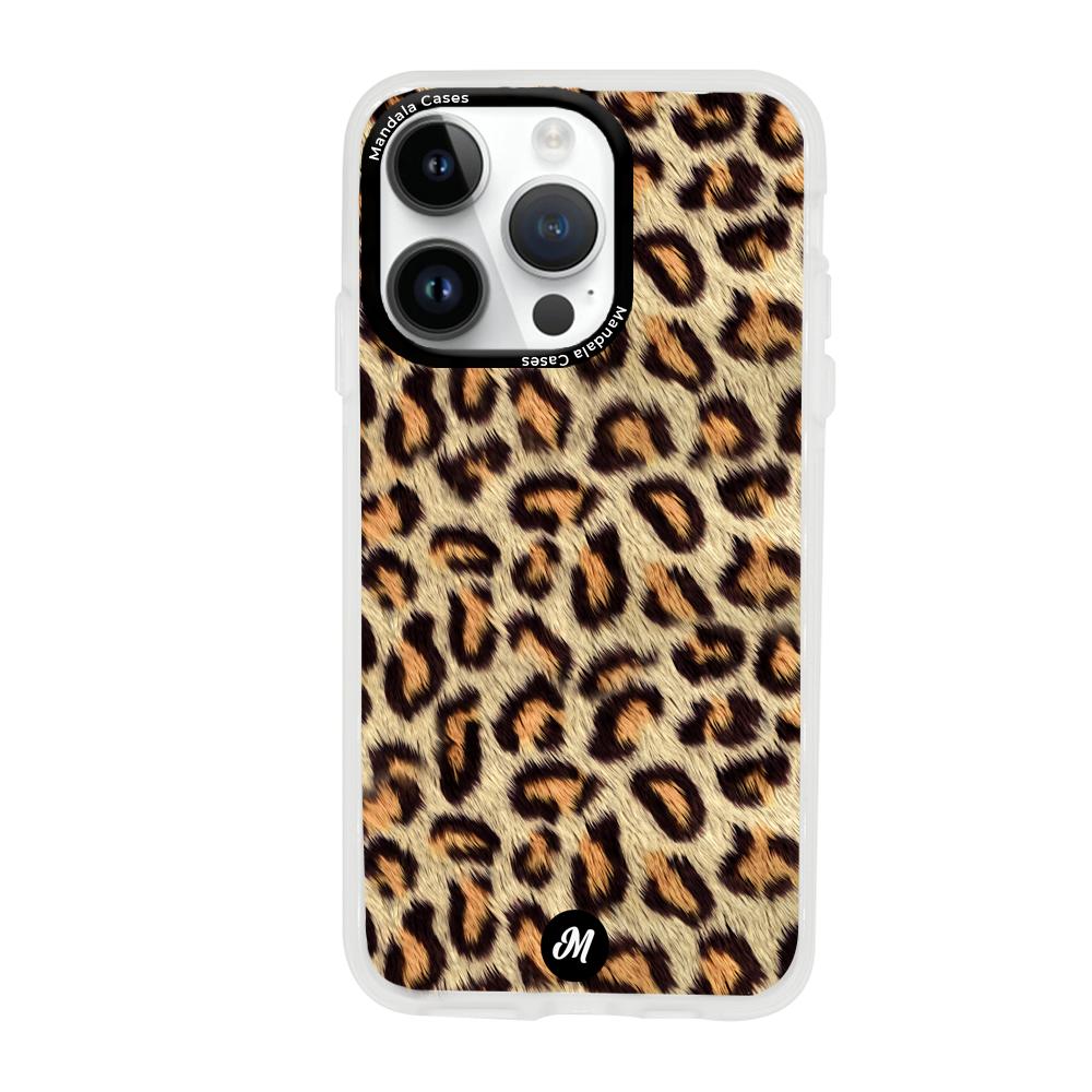Cases para iphone 14 pro max Leopardo peludo - Mandala Cases
