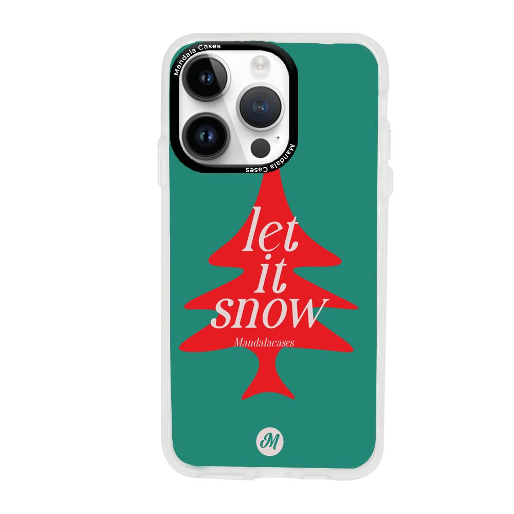 Cases para iphone 14 pro max Let it snow - Mandala Cases