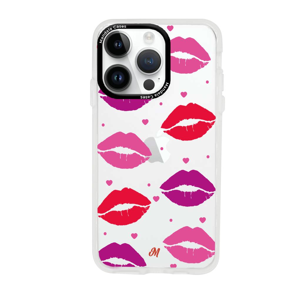 Cases para iphone 14 pro max Kiss colors - Mandala Cases