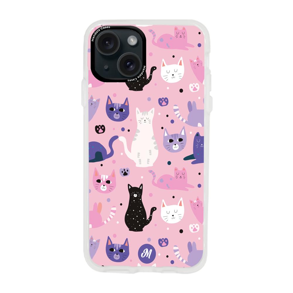Cases para iphone 15 plus  Cat case Remake - Mandala Cases