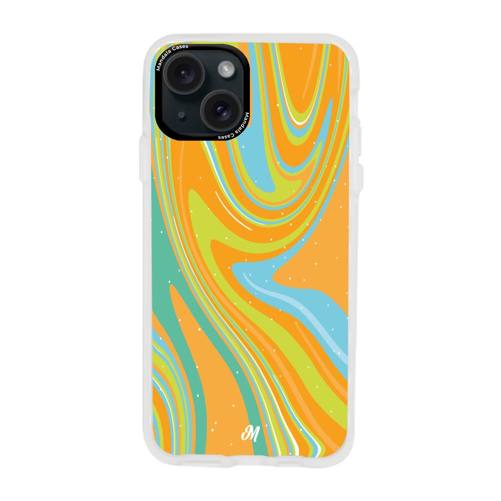 Cases para iphone 15 plus  Color Líquido - Mandala Cases