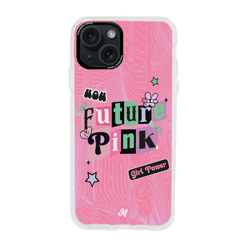 Cases para iphone 15 plus  FUTURE PINK - Mandala Cases