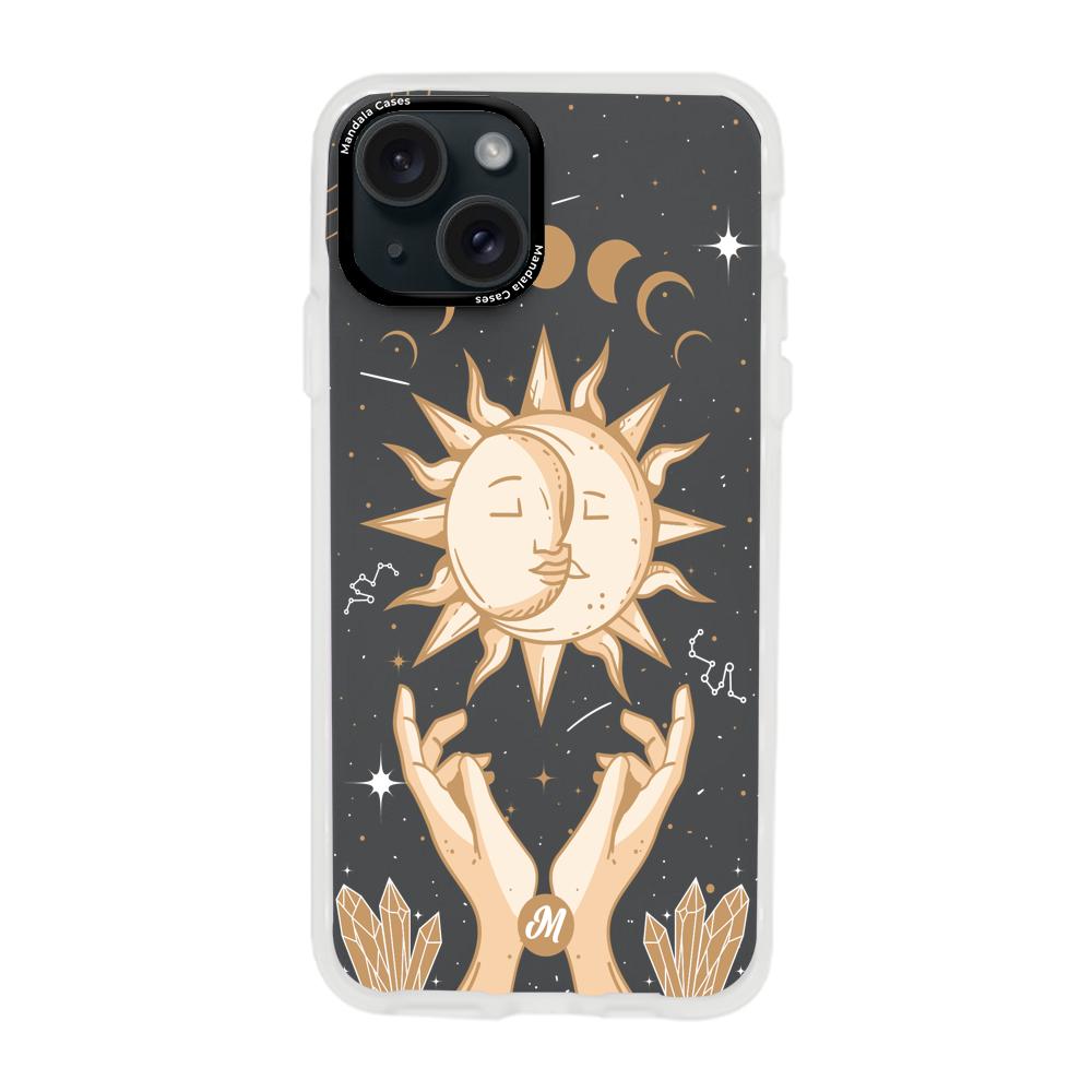 Cases para iphone 15 plus  Energía de Sol y luna - Mandala Cases