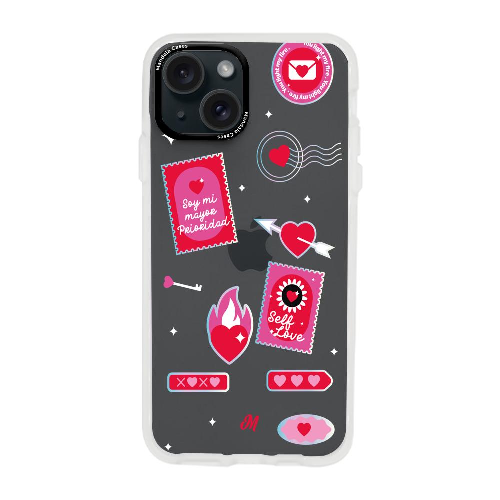 Cases para iphone 15 plus  Amor Interior - Mandala Cases