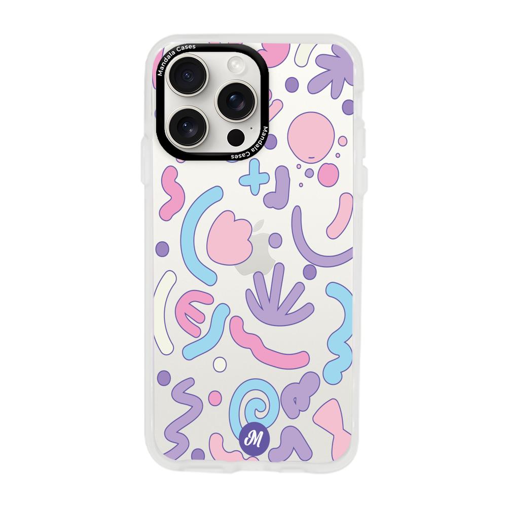 Cases para iphone 15 pro max Colorful Spots Remake - Mandala Cases