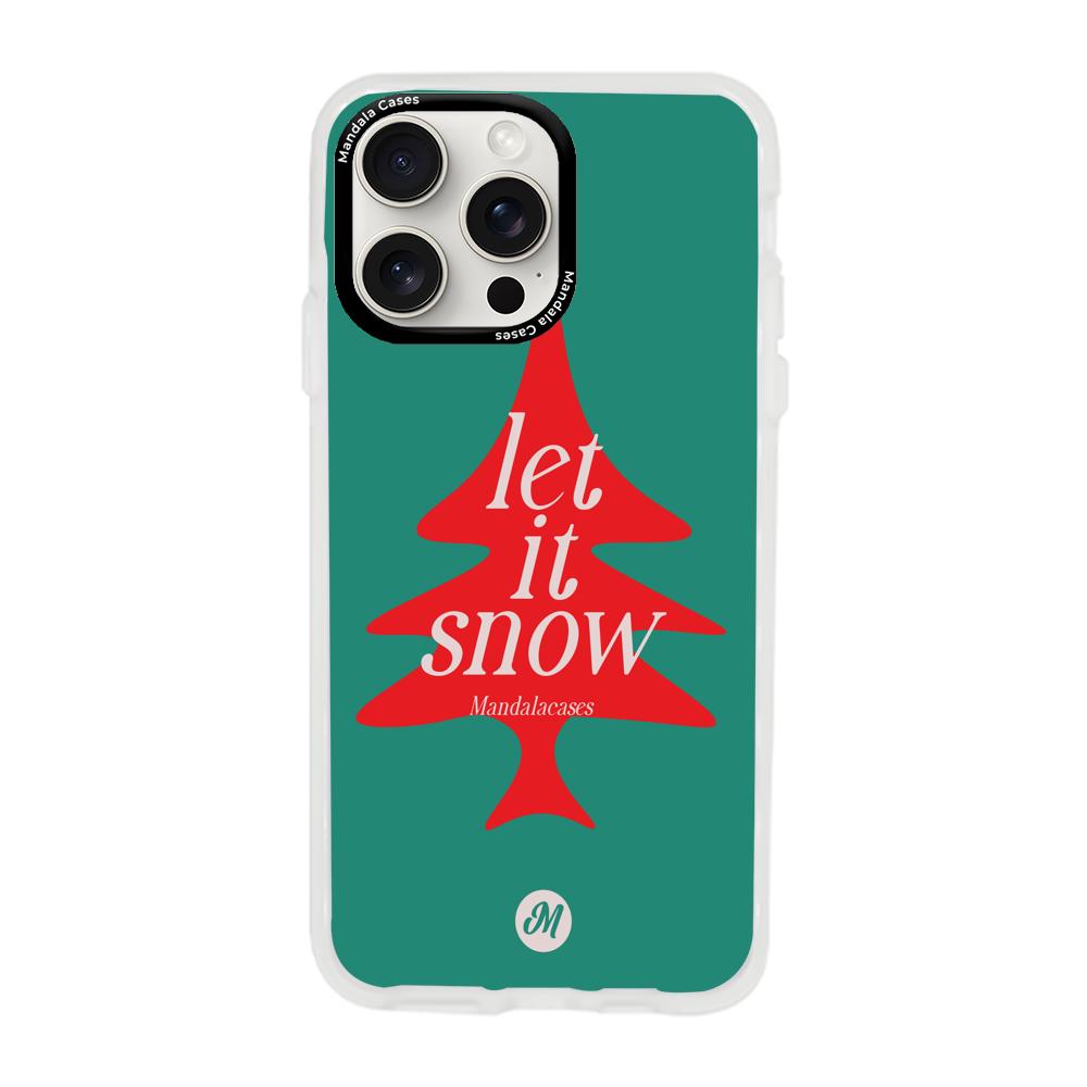 Cases para iphone 15 pro max Let it snow - Mandala Cases