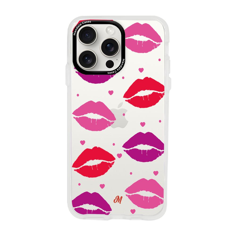 Cases para iphone 15 pro max Kiss colors - Mandala Cases