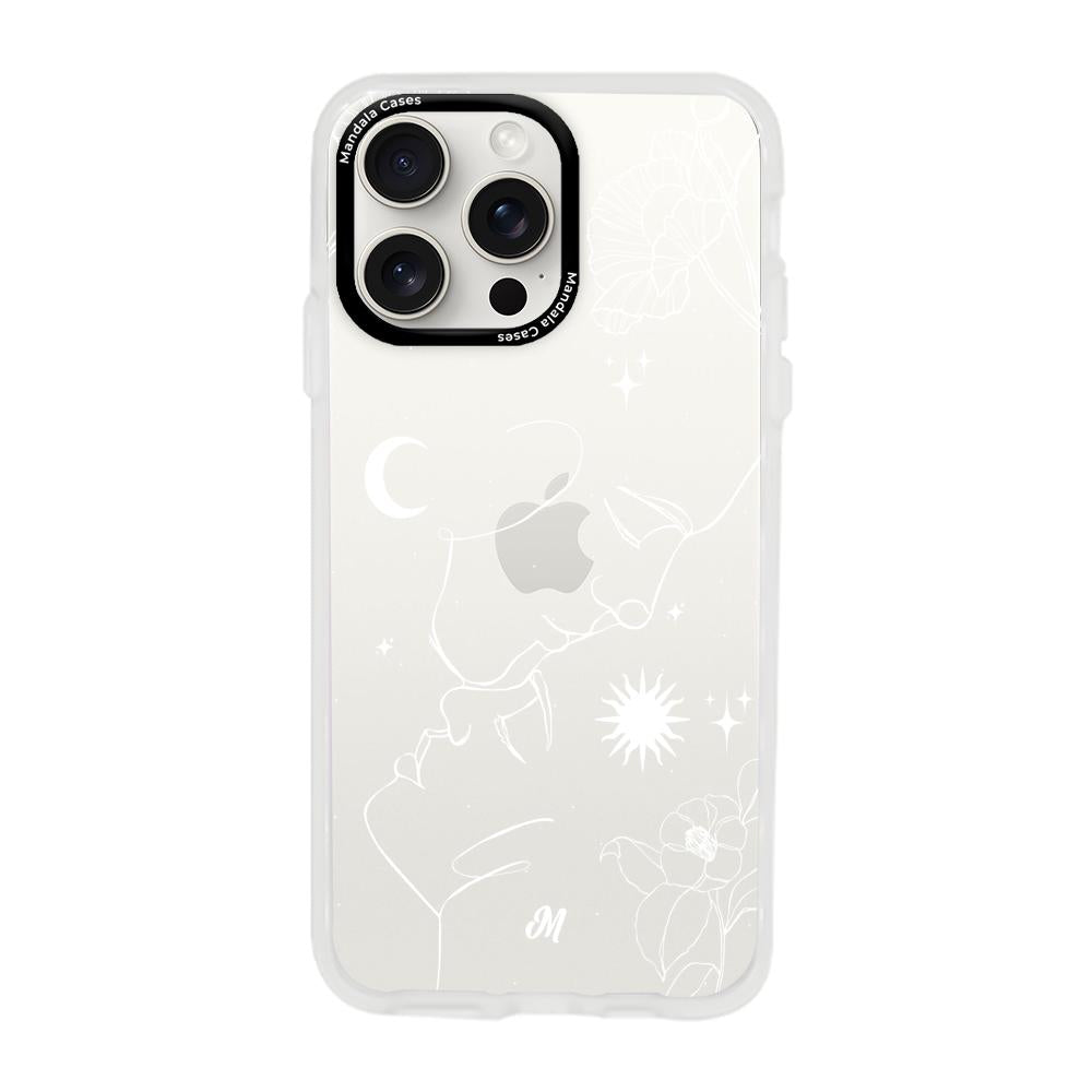 Cases para iphone 15 pro max Love Line White - Mandala Cases