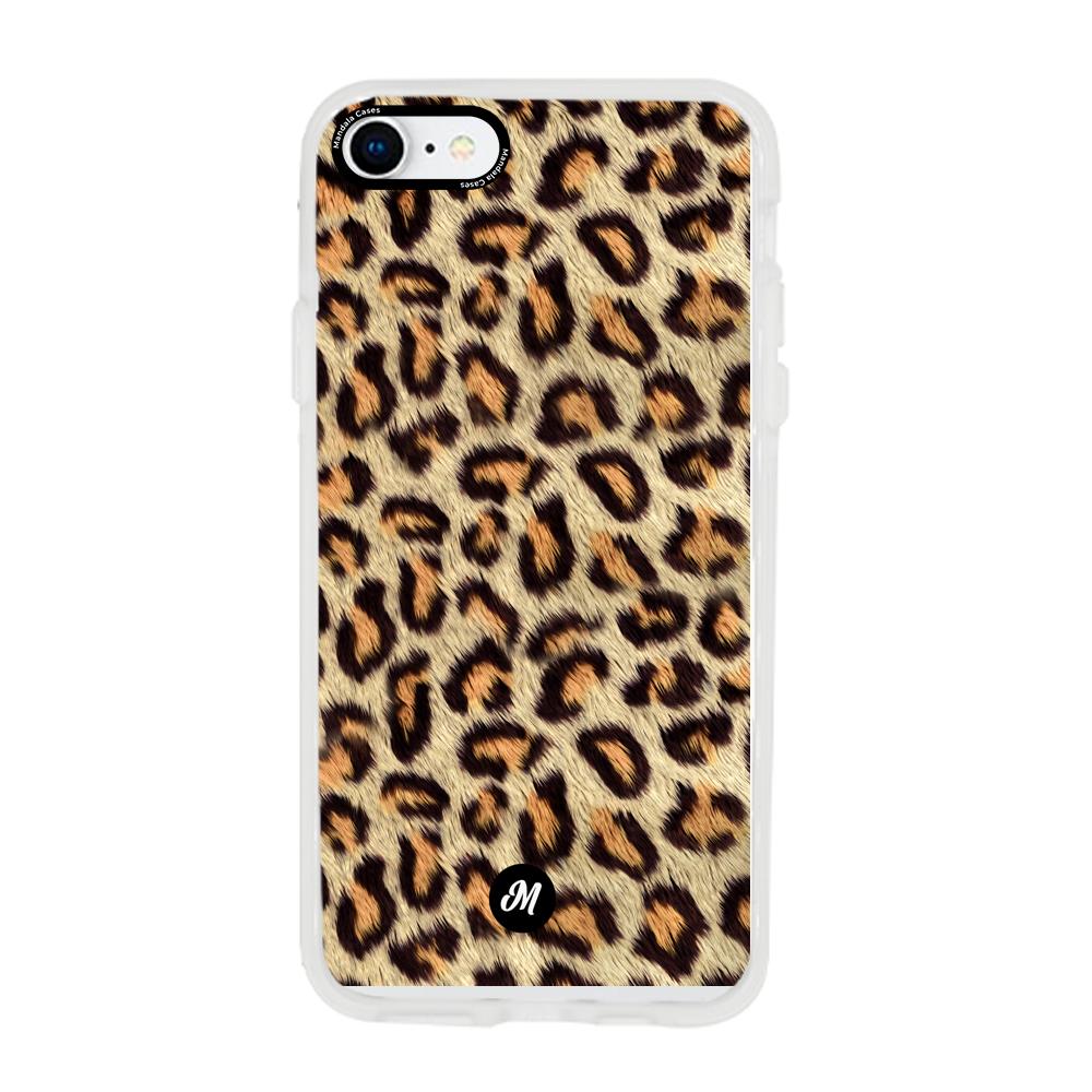 Funda Leopardo Peludo iPhone