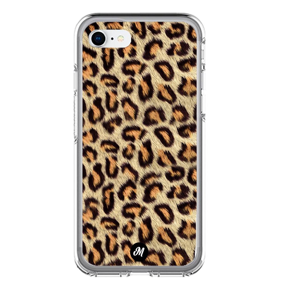 Funda Leopardo Peludo iPhone