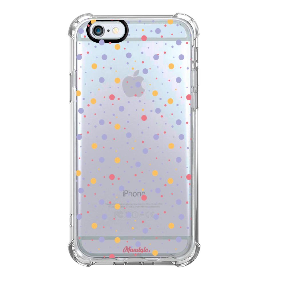 Case para iphone 6 / 6s puntos de coloridos-  - Mandala Cases