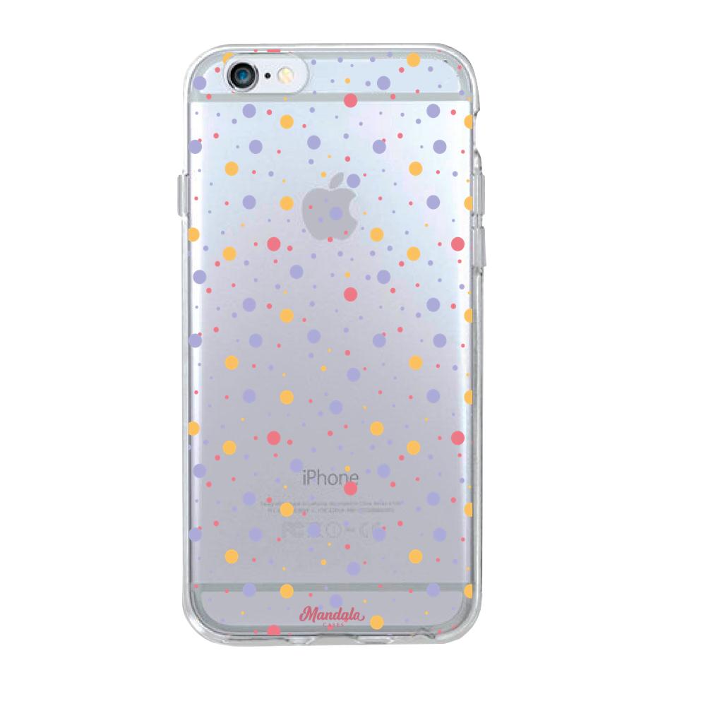 Case para iphone 6 / 6s puntos de coloridos-  - Mandala Cases