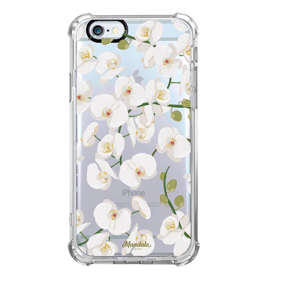 Case para iphone 6 / 6s Funda Orquídeas  - Mandala Cases