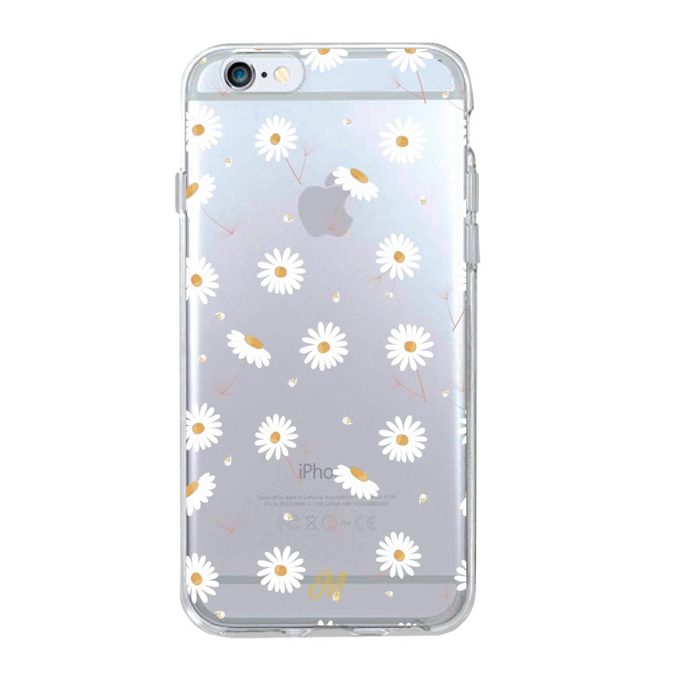 Case para iphone 6 / 6s Funda Flores Blancas Delicadas - Mandala Cases