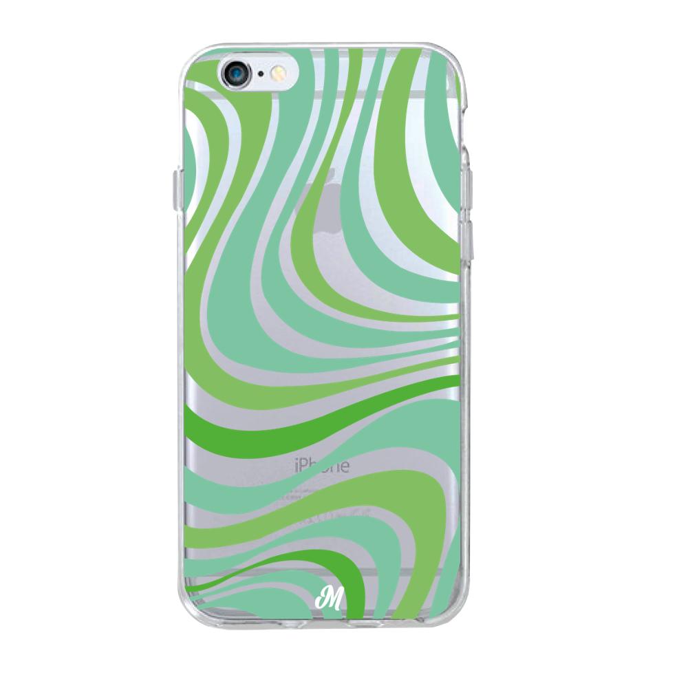 Case para iphone 6 / 6s Groovy verde - Mandala Cases