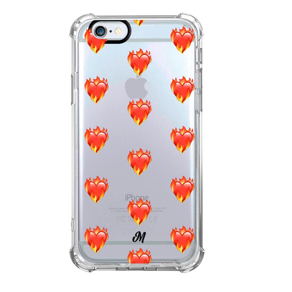 Case para iphone 6 / 6s de Corazón en llamas - Mandala Cases