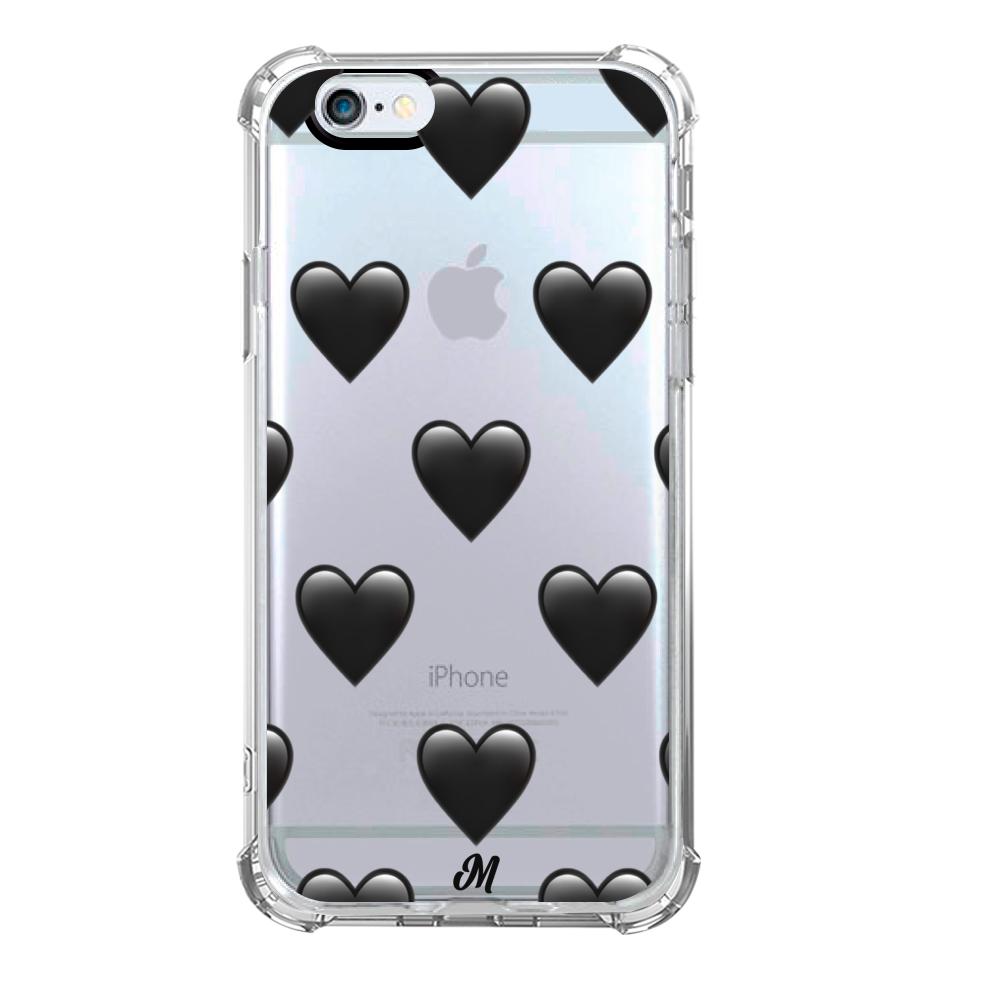 Case para iphone 6 / 6s de Corazón Negro - Mandala Cases