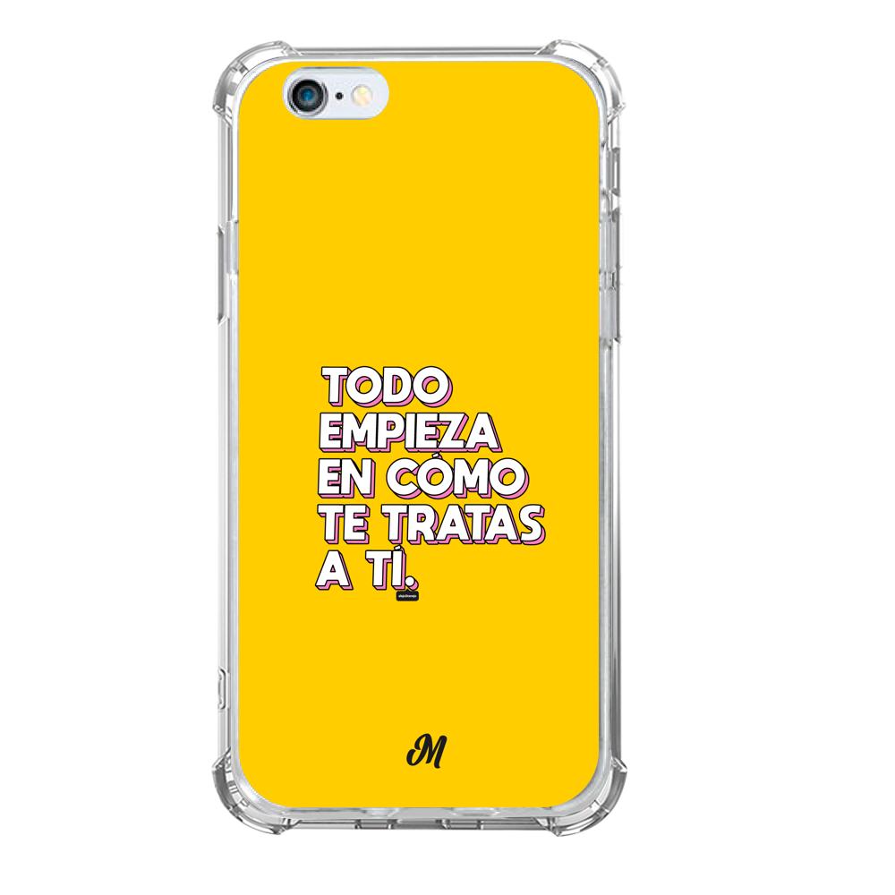 Estuches para iphone 6 / 6s - Empieza por ti Yellow Case  - Mandala Cases