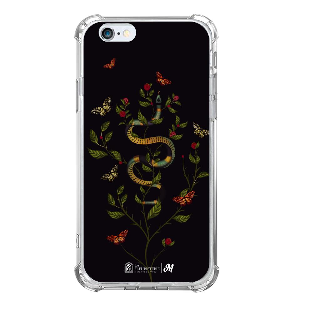 Case para iphone 6 / 6s Sanke Flowers Negra - Mandala Cases