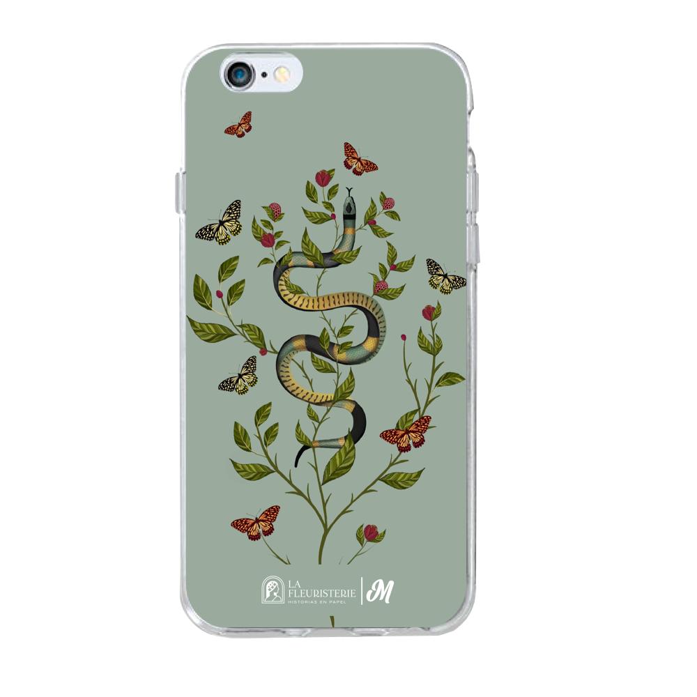 Case para iphone 6 / 6s Snake Flowers Menta - Mandala Cases