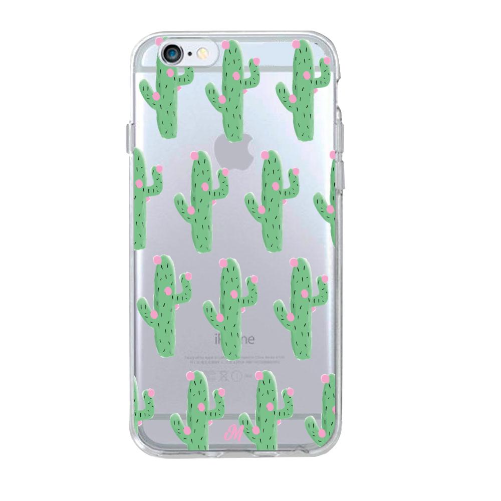 Case para iphone 6 / 6s Cactus Con Flor Rosa  - Mandala Cases