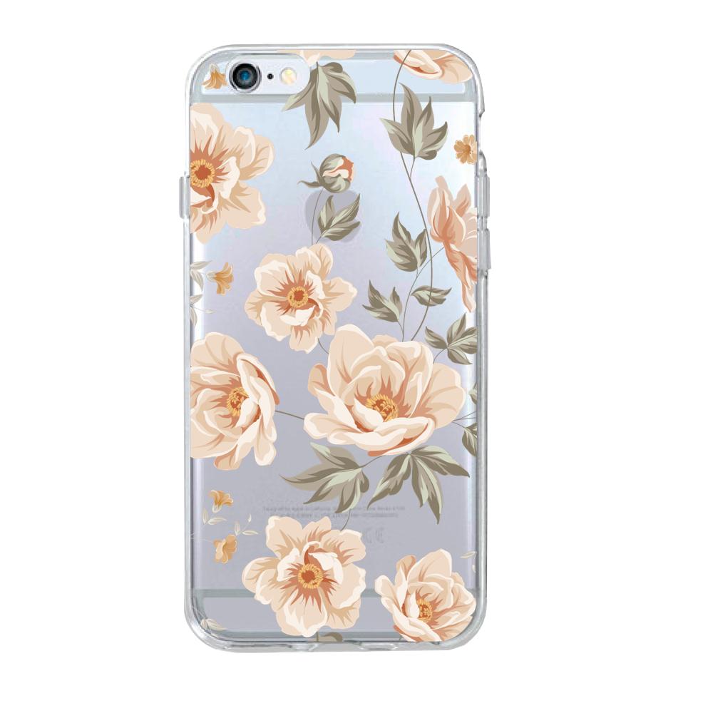 Case para iphone 6 / 6s de Flores Beige - Mandala Cases