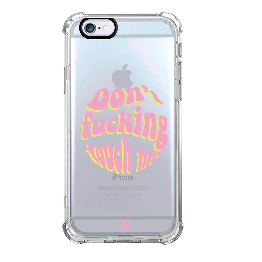 Case para iphone 6 / 6s Don't fucking touch me rosa - Mandala Cases