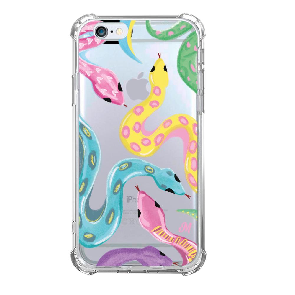 Case para iphone 6 / 6s Serpientes coloridas - Mandala Cases