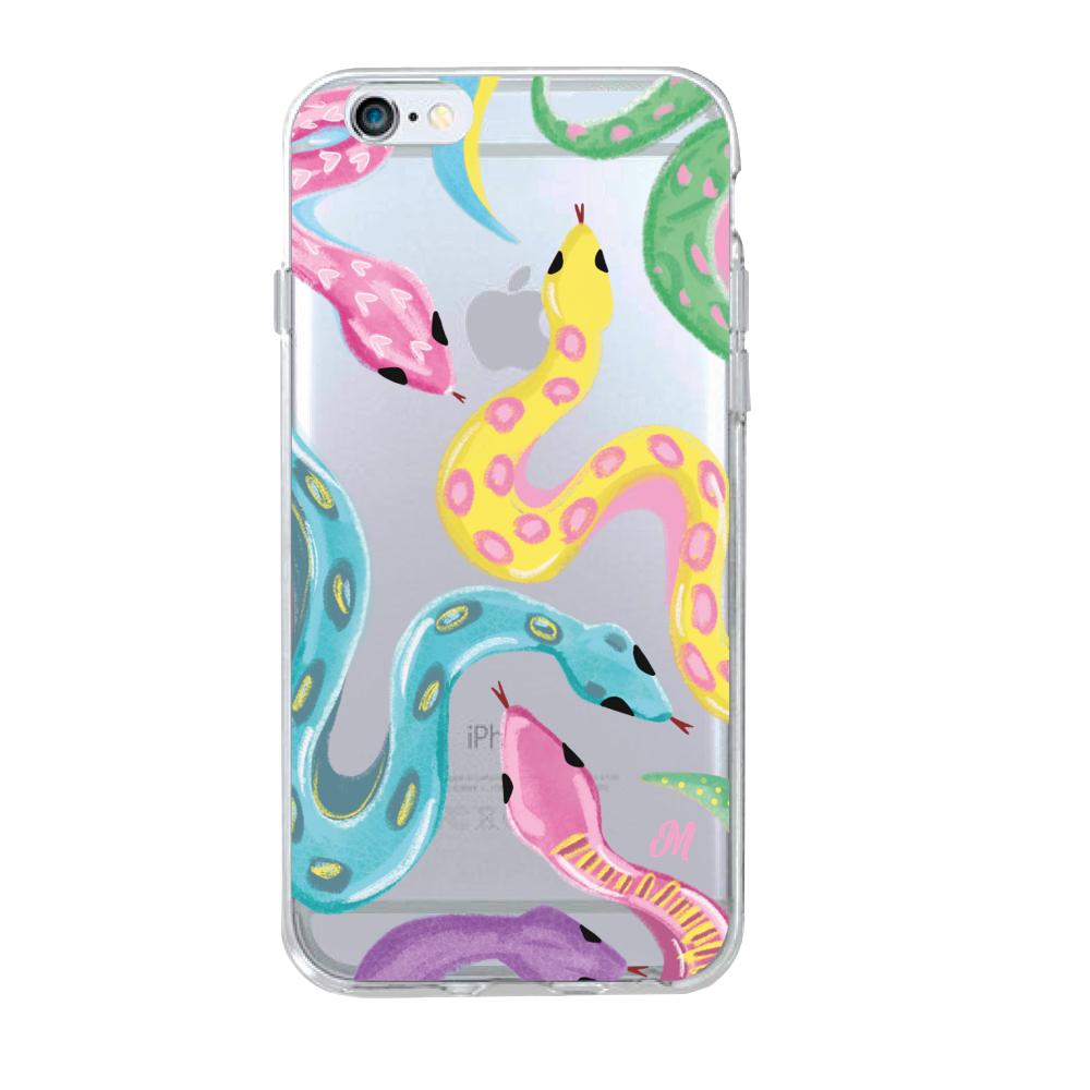 Case para iphone 6 / 6s Serpientes coloridas - Mandala Cases