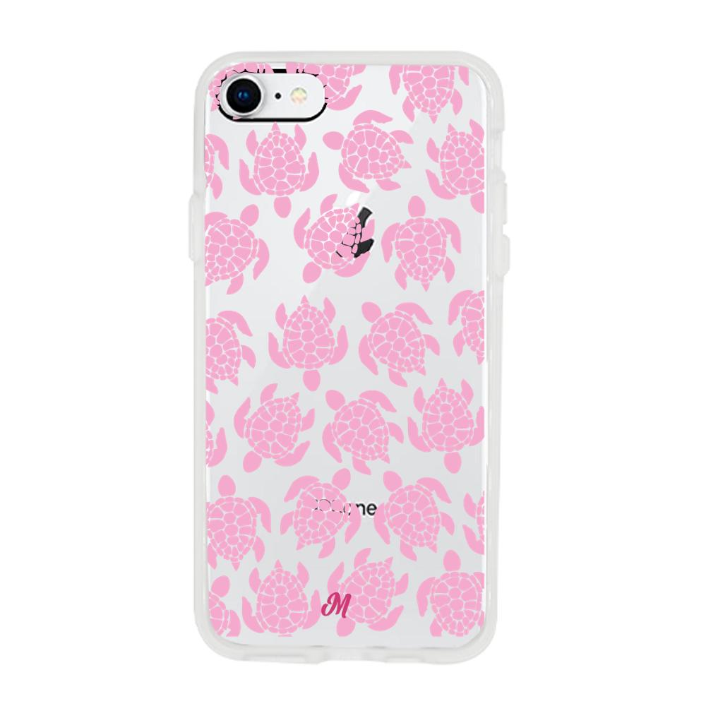 Case para iphone 6 / 6s Tortugas rosa - Mandala Cases