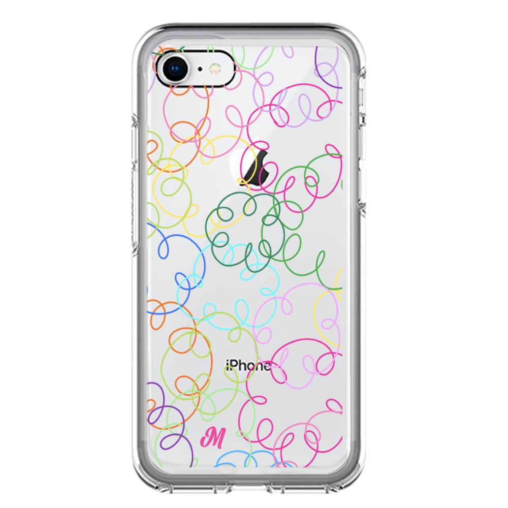 Case para iphone 6 / 6s Curly lines - Mandala Cases