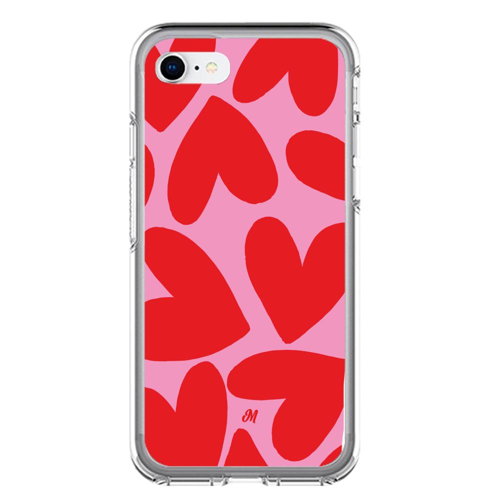 Case para iphone 6 / 6s Red Hearts - Mandala Cases