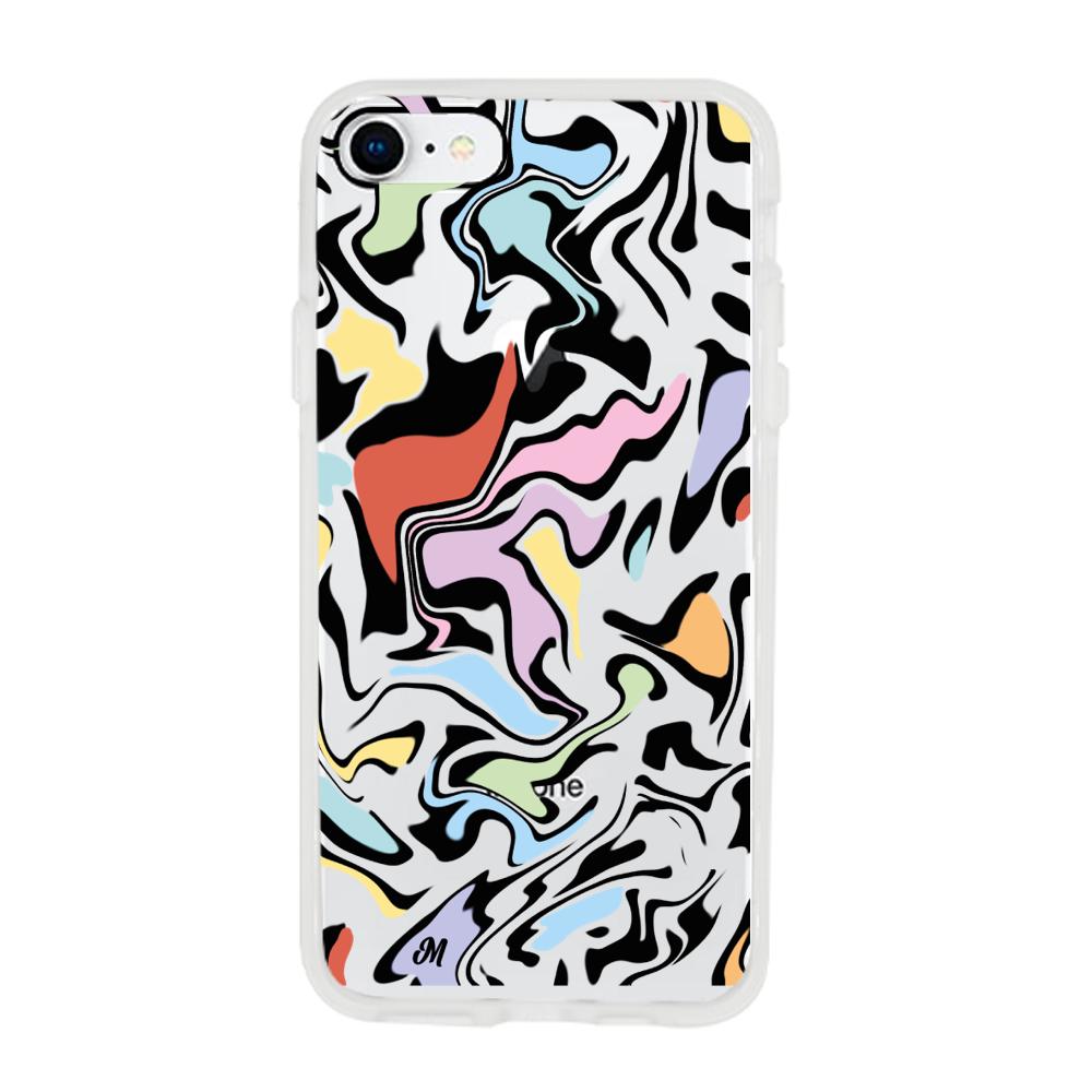 Case para iphone 6 / 6s Lineas coloridas - Mandala Cases