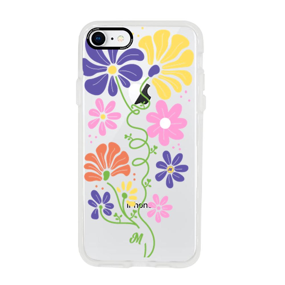 Case para iphone 6 / 6s Flores abstractas - Mandala Cases