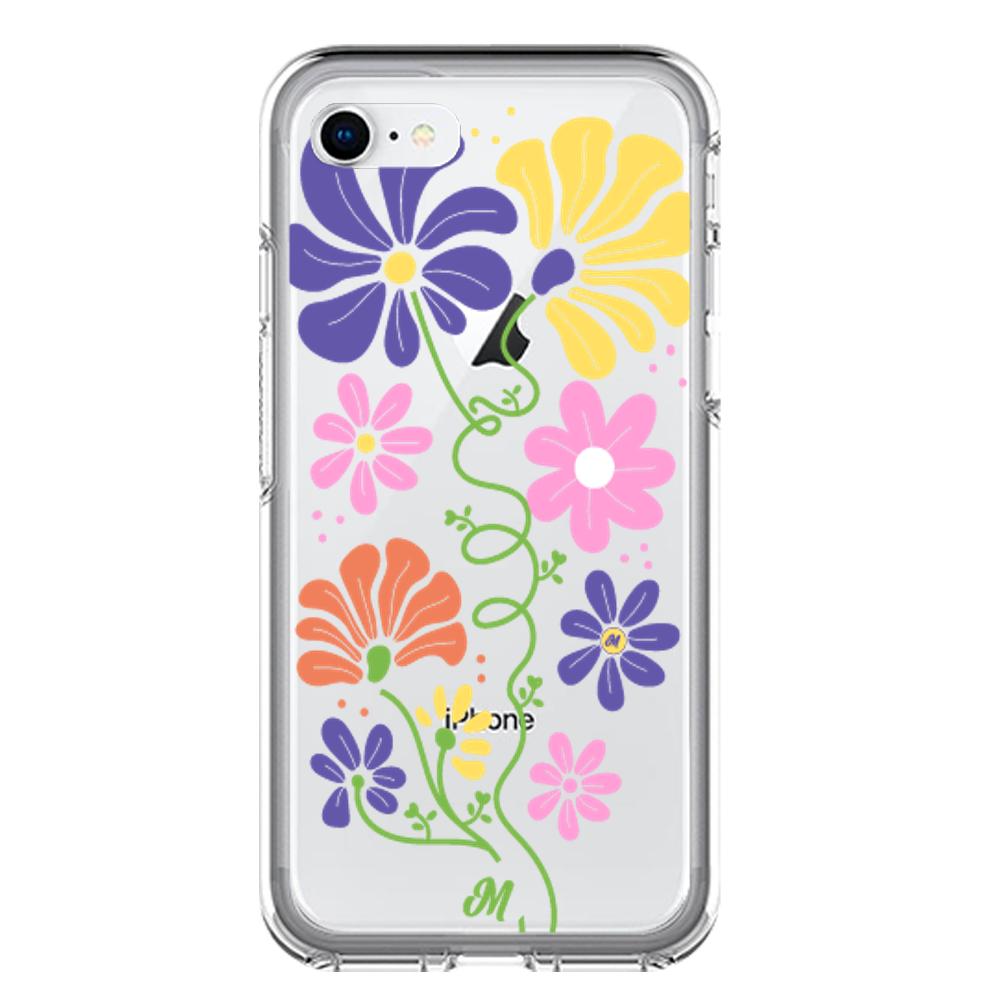 Case para iphone 6 / 6s Flores abstractas - Mandala Cases
